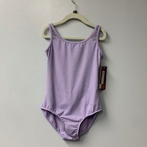 Mirella Dance Leotard - NWT Child Sz Large -12 - Lavendar